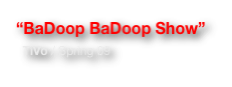 “BaDoop BaDoop Show”
  TiVo / Spring 09